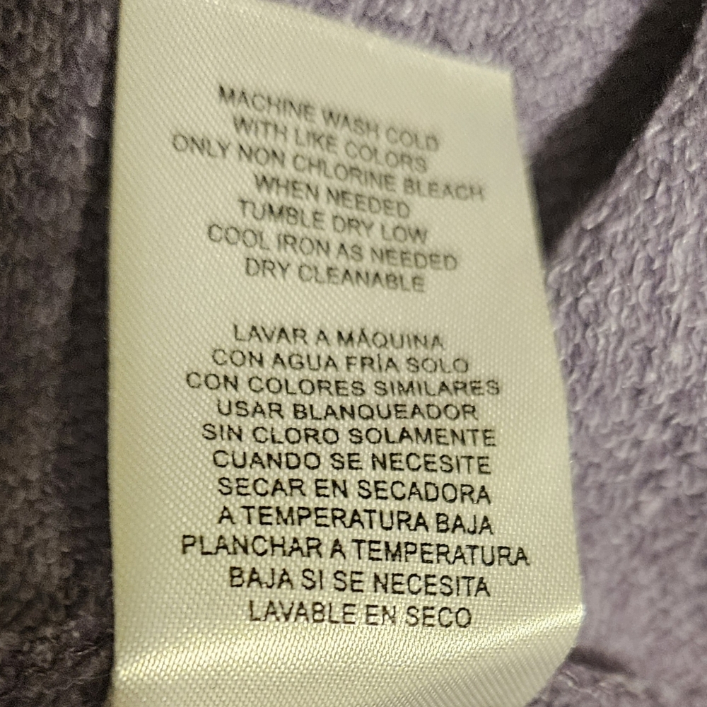 Men's Dusty Plum Hoodie Small - Picture 4 of 5